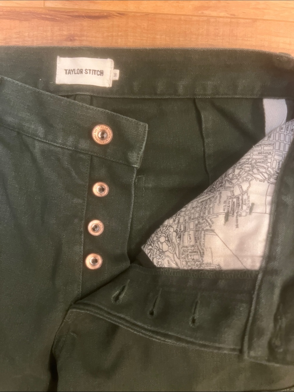Taylor Stitch Chore Pant Boss Duck/Tuff Duck - Picture 3 of 8